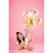 Picture of LATEX BALLOONS GOLD CONFETTI 12 INCH 6 PACK